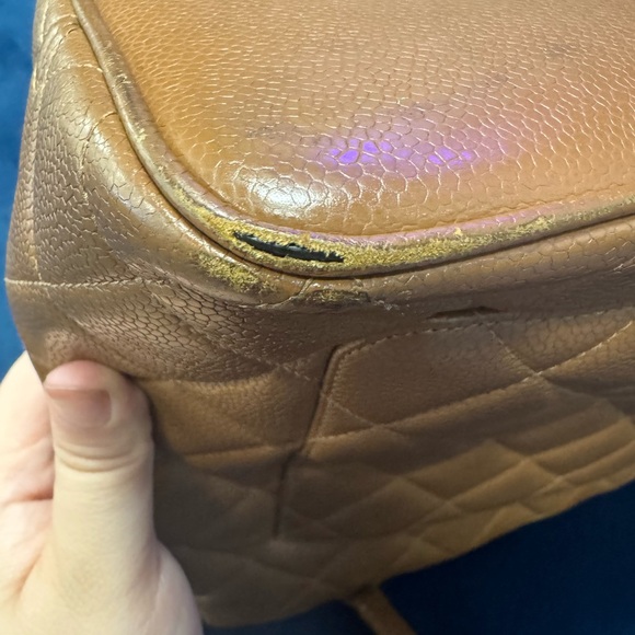 AUTHENTIC Chanel Caviar Leather Medallion Tote - Picture 6 of 12